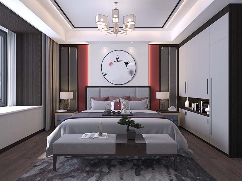 MK手机网页版登录入口集成墙面 新中-森罗万象-主卧升级-胡HBJML3039.jpg