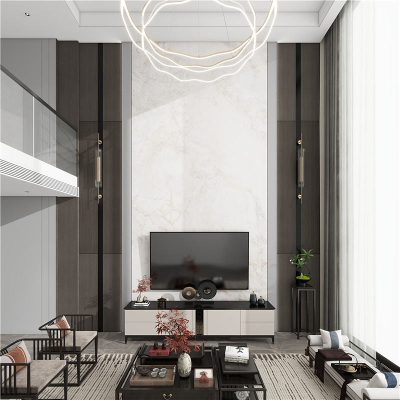 新中式别墅客厅电视背景-G1111g.jpg